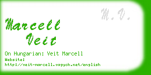 marcell veit business card